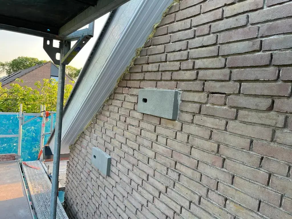 Ingemetselde vleermuiskast
