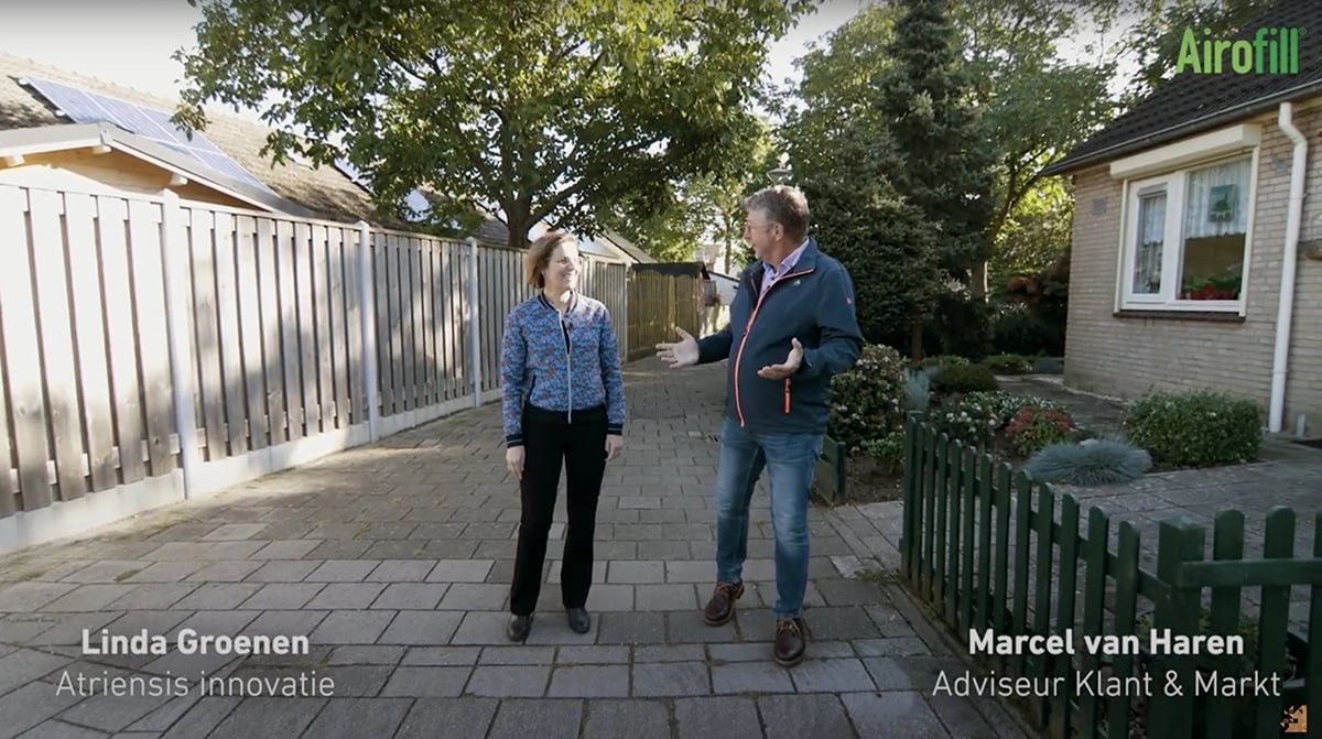 Marcel van Haren en Linda Groenen in gesprek