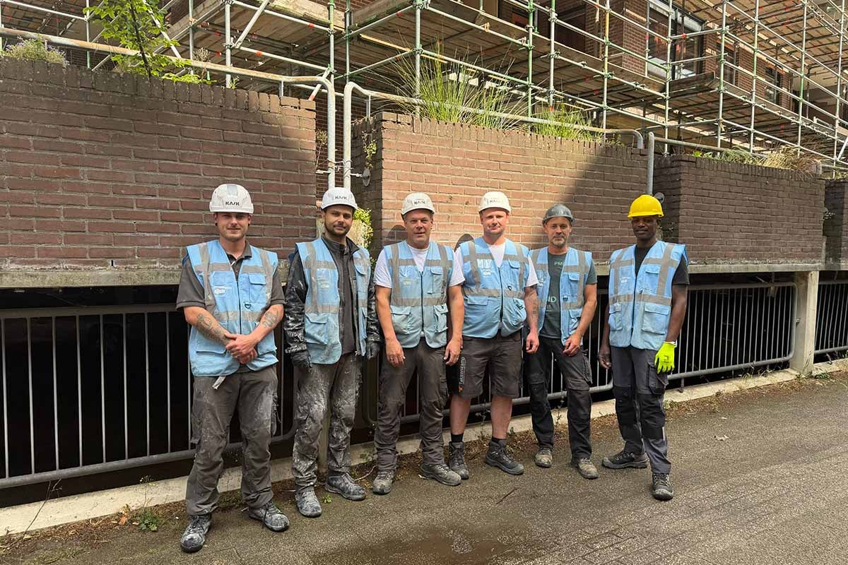 Vakmannen aan het werk