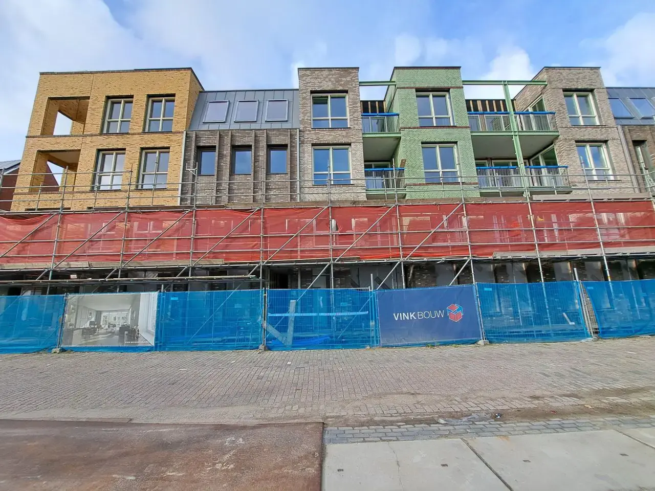 Takkenkamp gevelwerkzaamheden