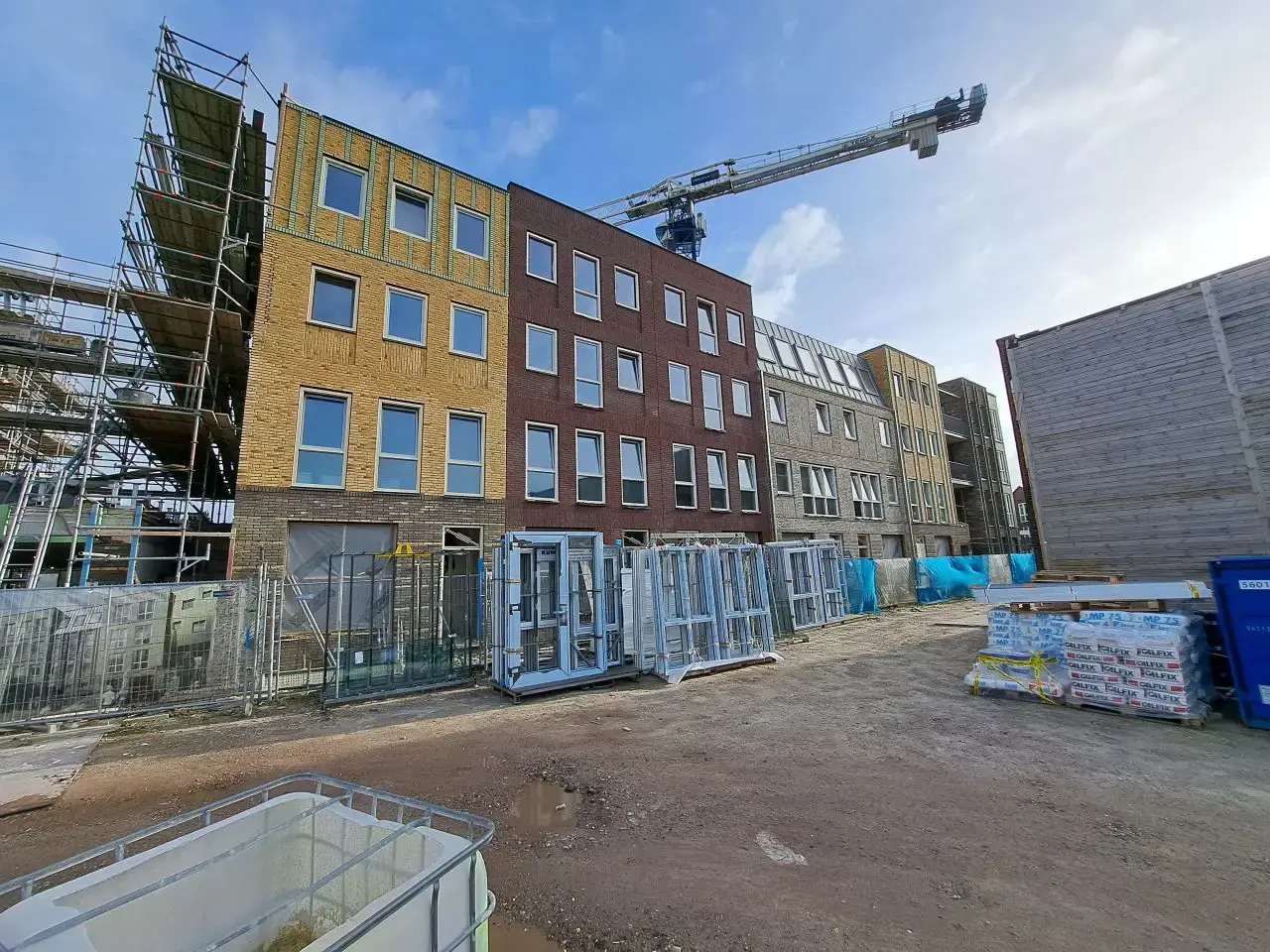 Takkenkamp gevelwerkzaamheden