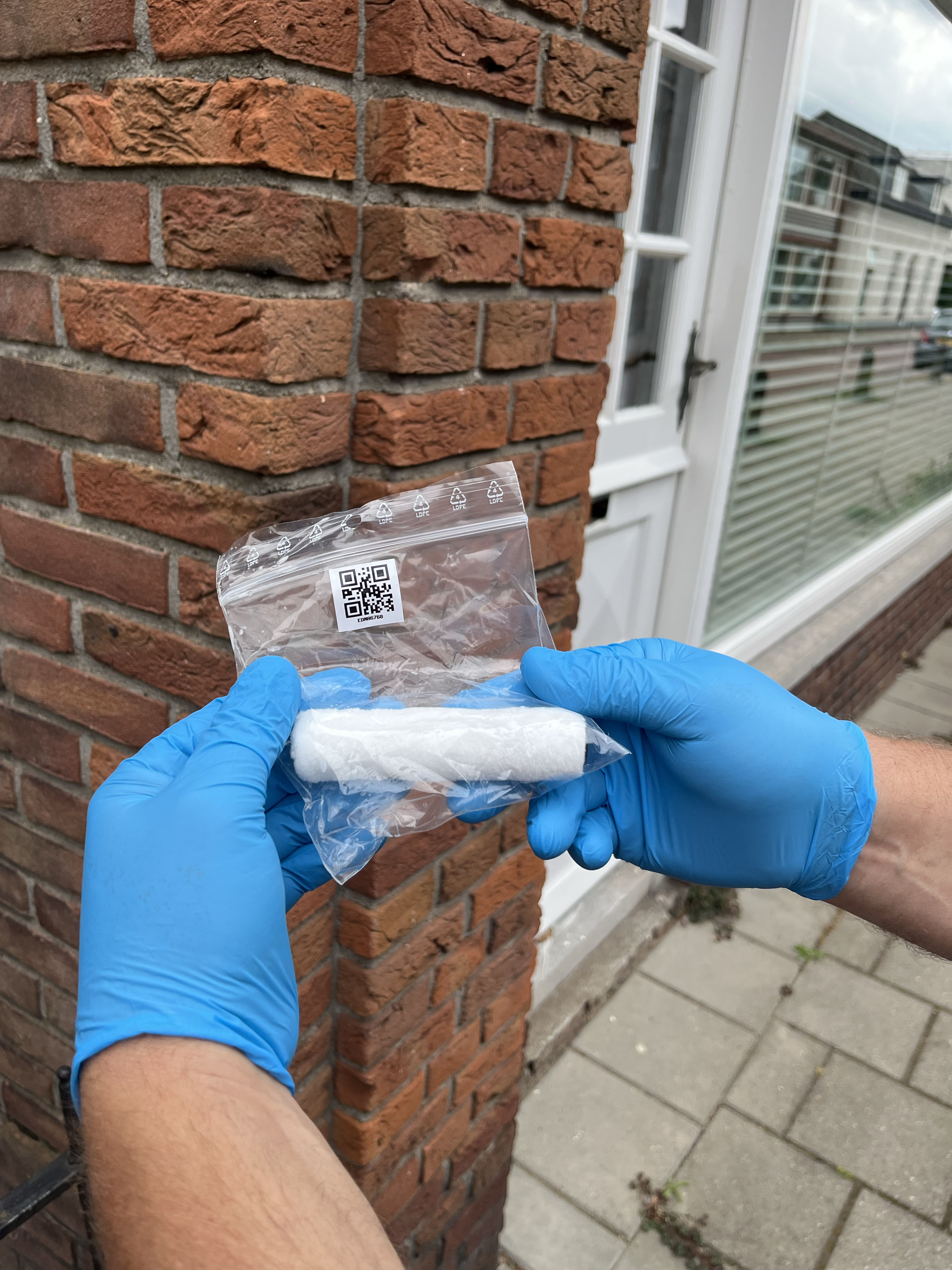 Zakje met qr-code copy